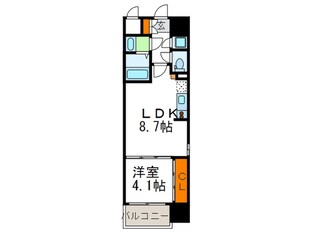 セレニテ本町エコートの物件間取画像